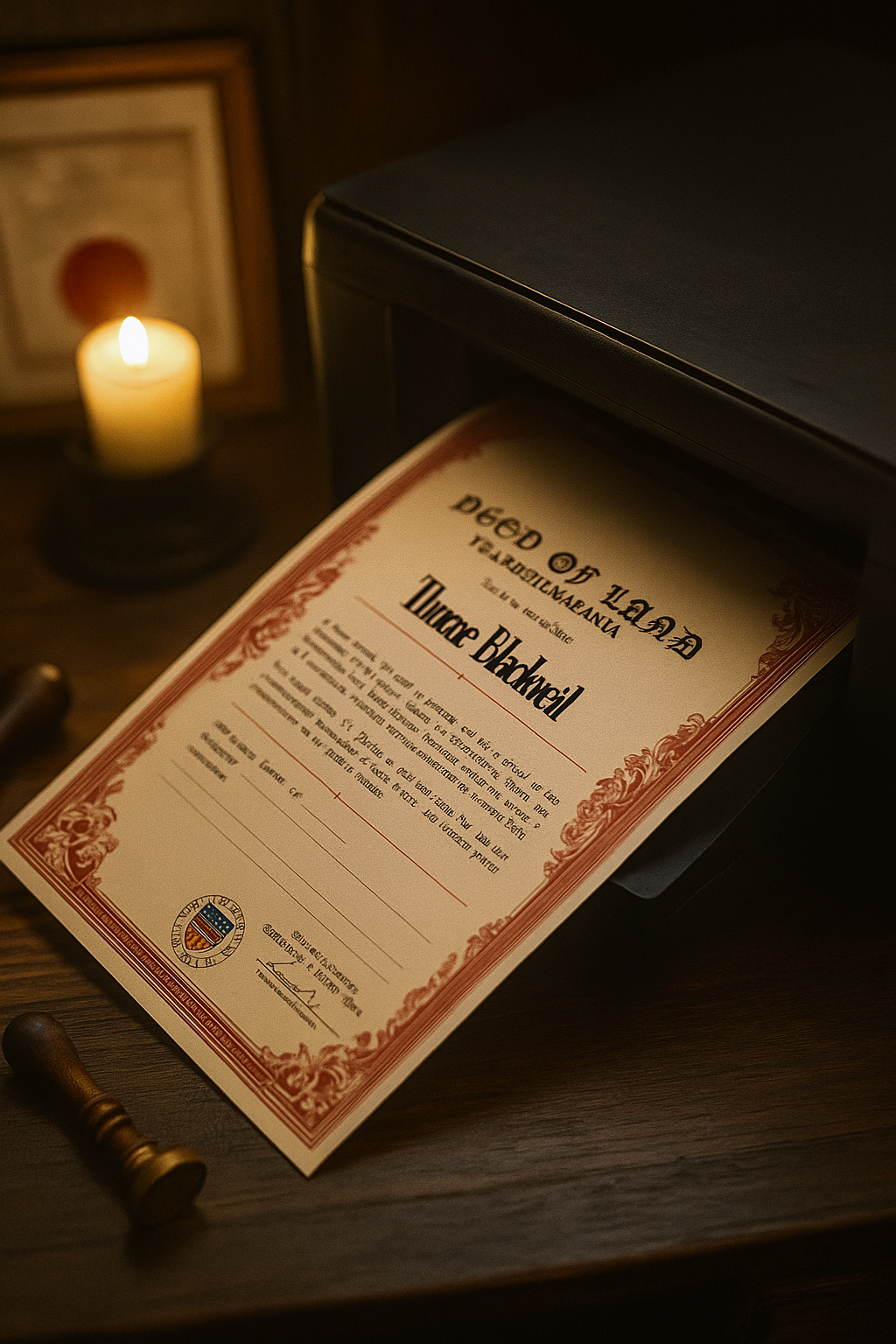 Transylvania Land Certificate – Individual – Instant Download