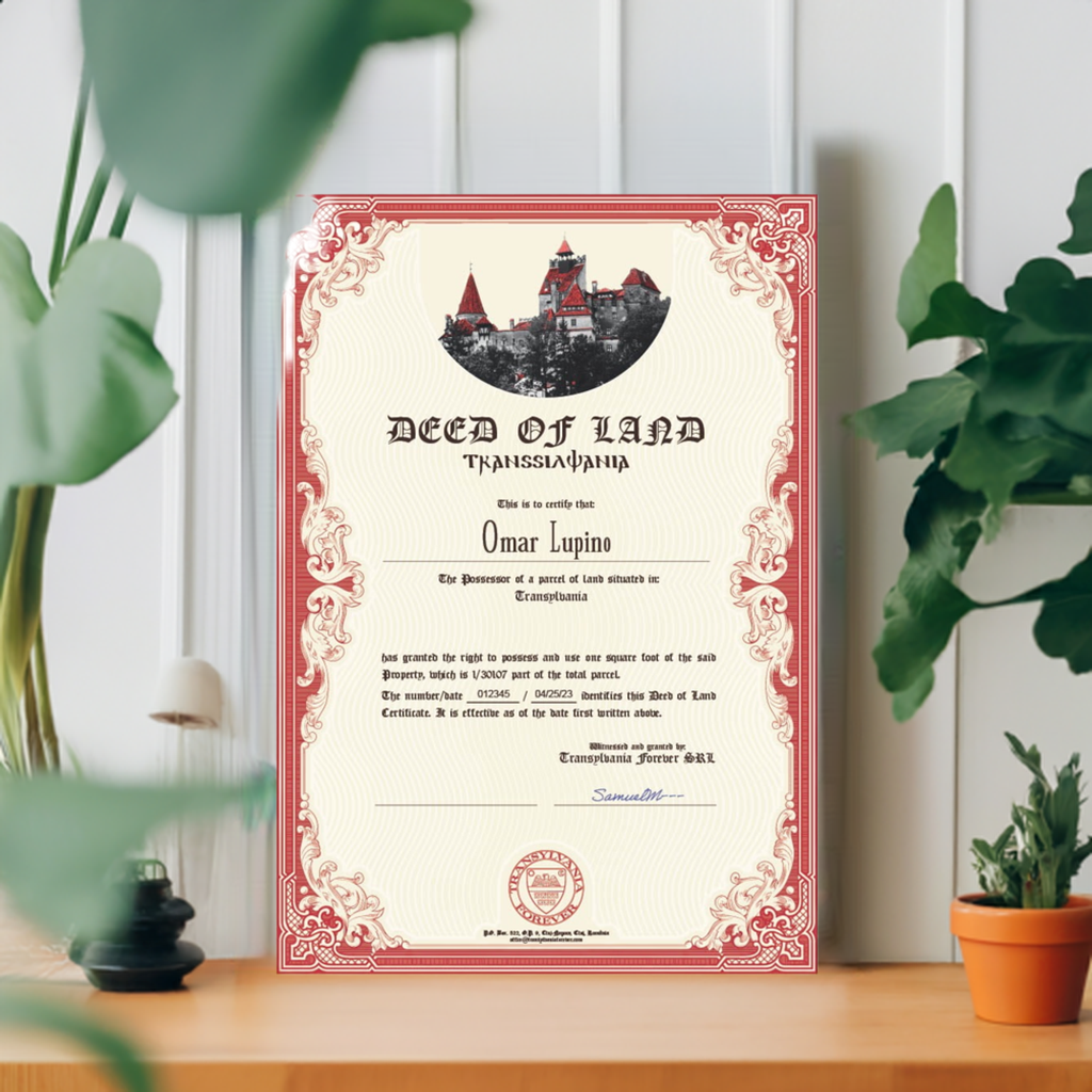 PRINTED CERTIFICATE PACK